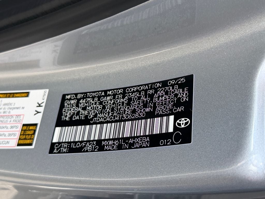 2026 Toyota Prius Plug-In Hybrid SE