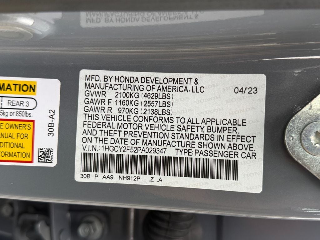 2023 Honda Accord Hybrid Sport