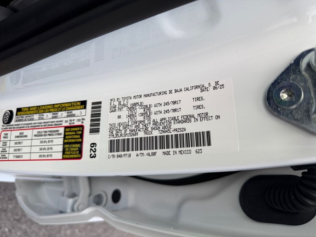 2025 Toyota Tacoma SR5