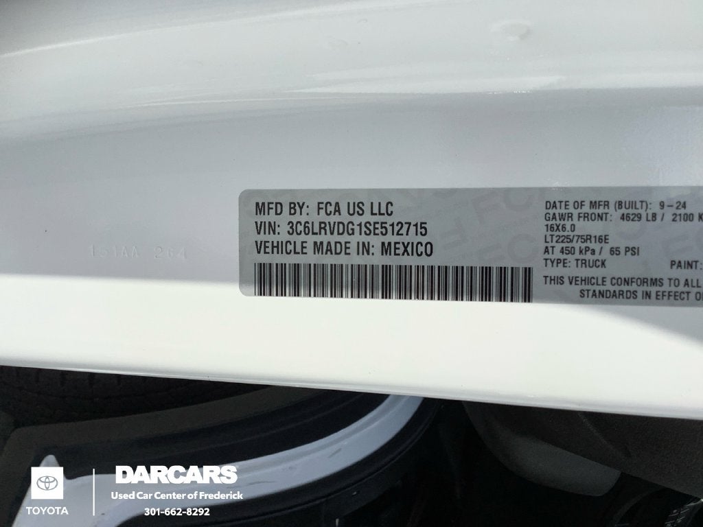 2025 RAM ProMaster 2500 High Roof