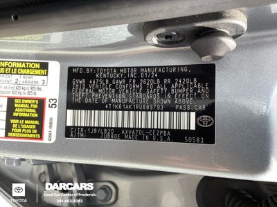 2024 Toyota Camry XSE