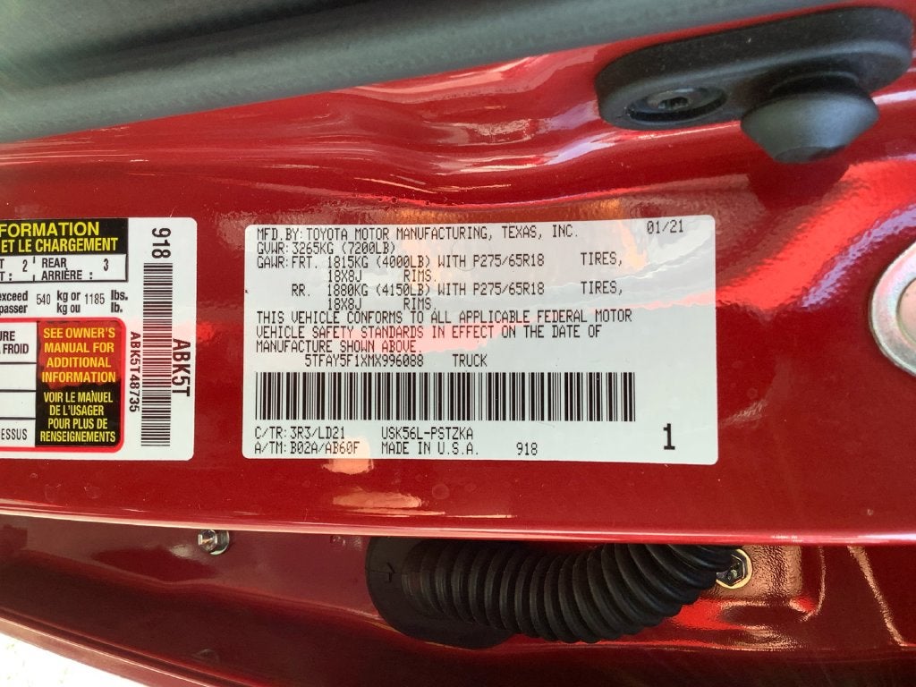 2021 Toyota Tundra 1794