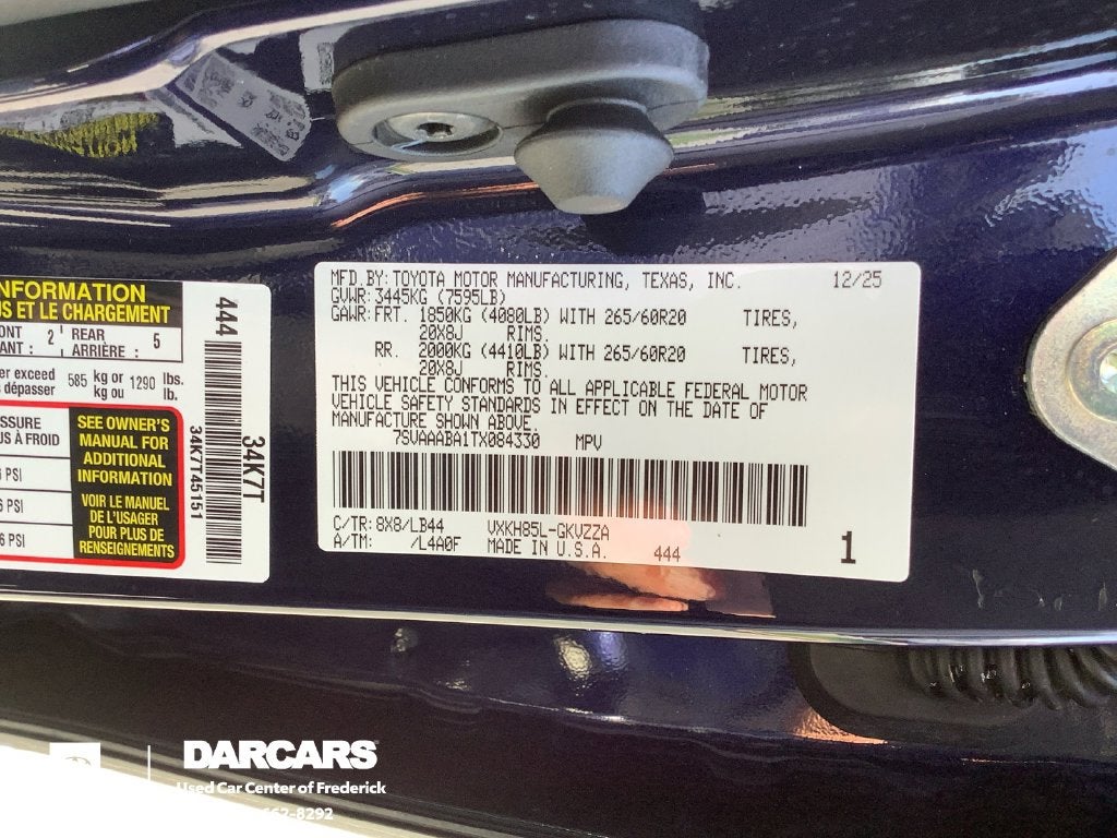 2026 Toyota Sequoia 1794 Edition