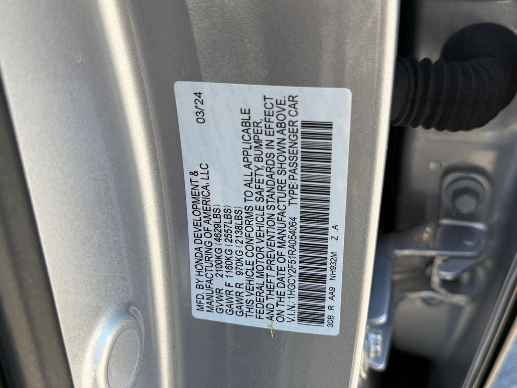 2024 Honda Accord Hybrid Sport