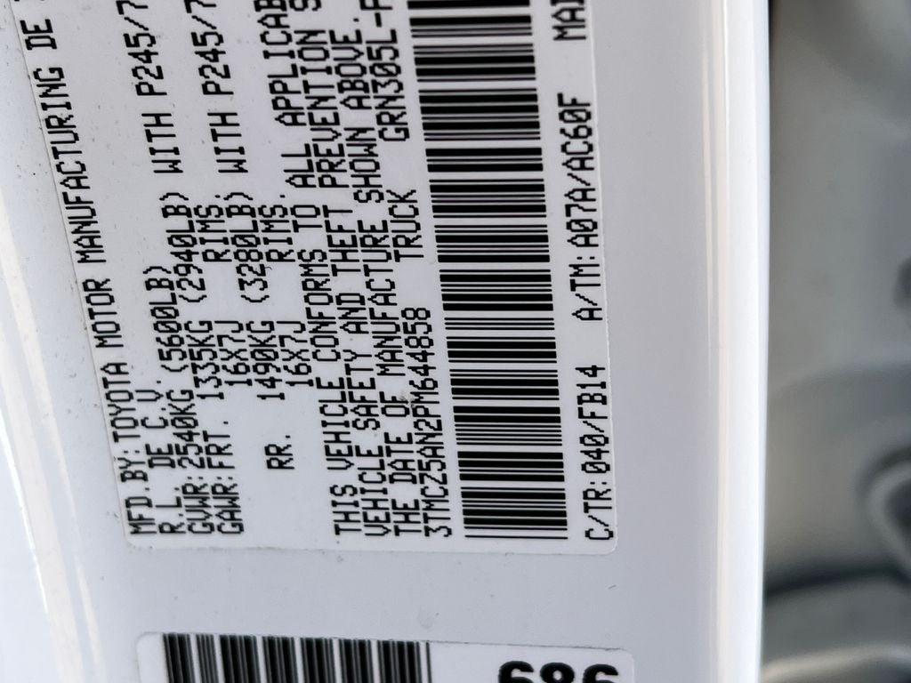 2023 Toyota Tacoma SR V6