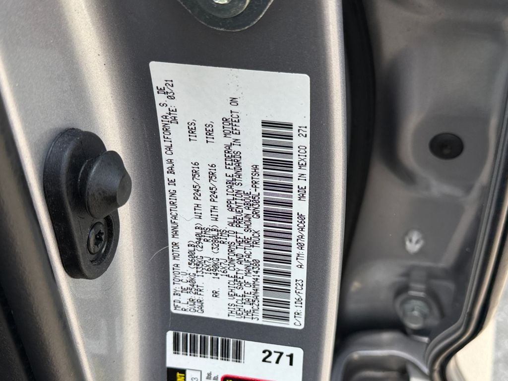 2021 Toyota Tacoma SR5 V6