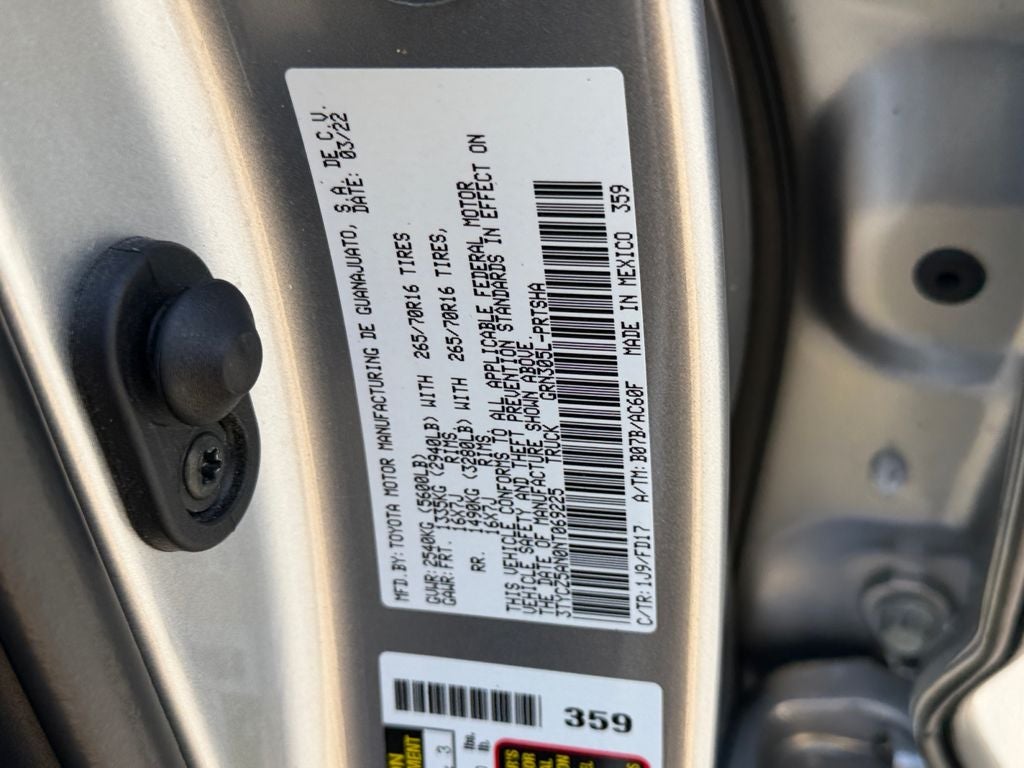2022 Toyota Tacoma TRD Off-Road V6