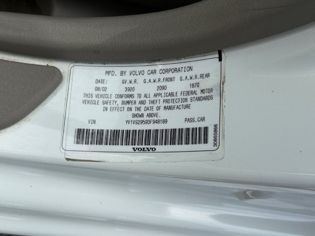 2003 Volvo S40 A