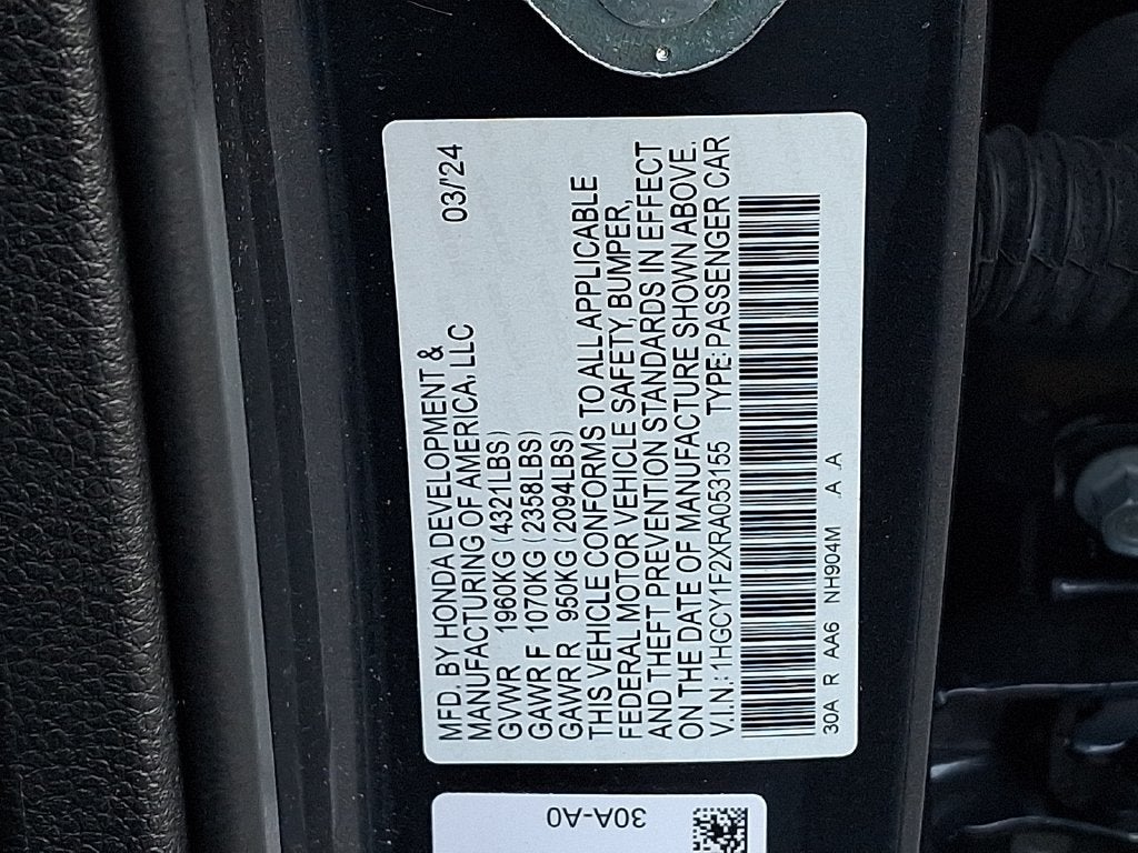 2024 Honda Accord LX