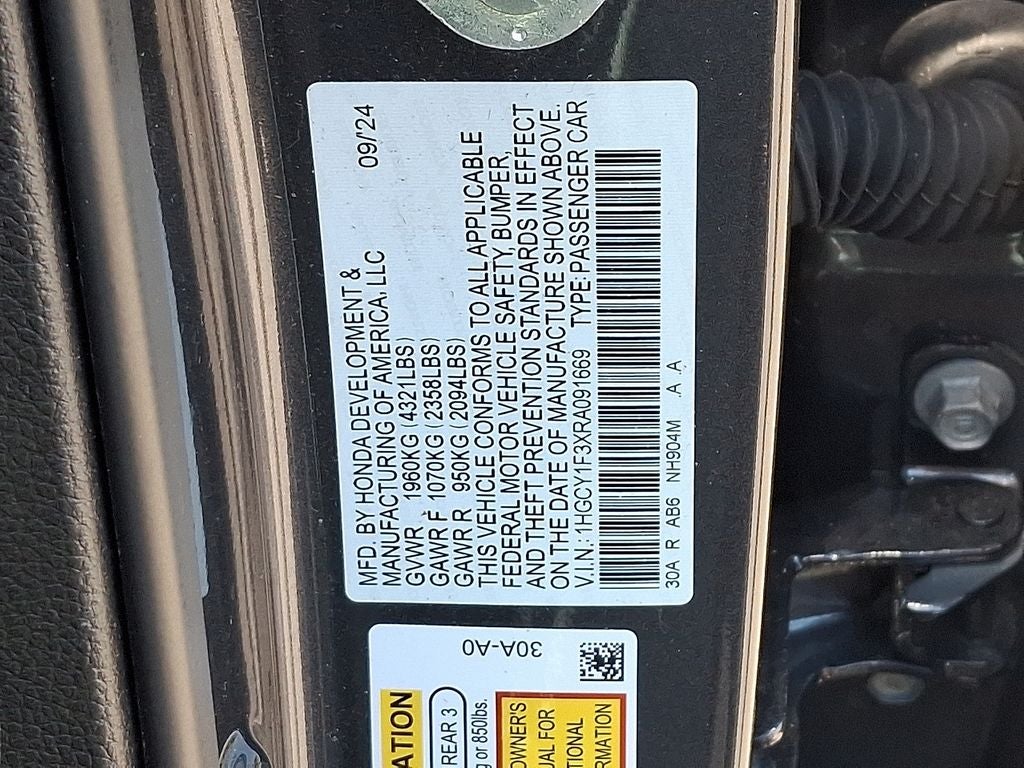 2024 Honda Accord EX
