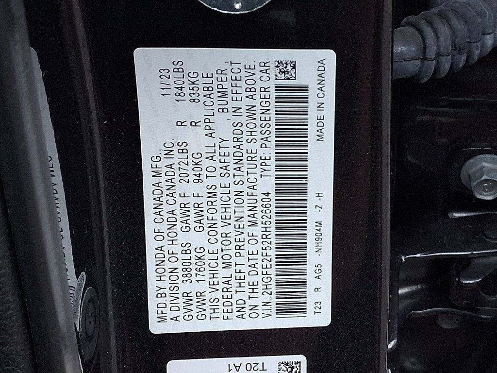 2024 Honda Civic Sport