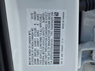 2025 Honda Civic Sport