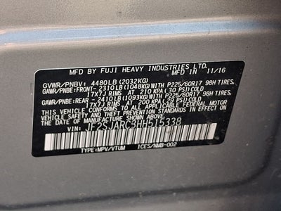 2017 Subaru Forester 2.5i Limited