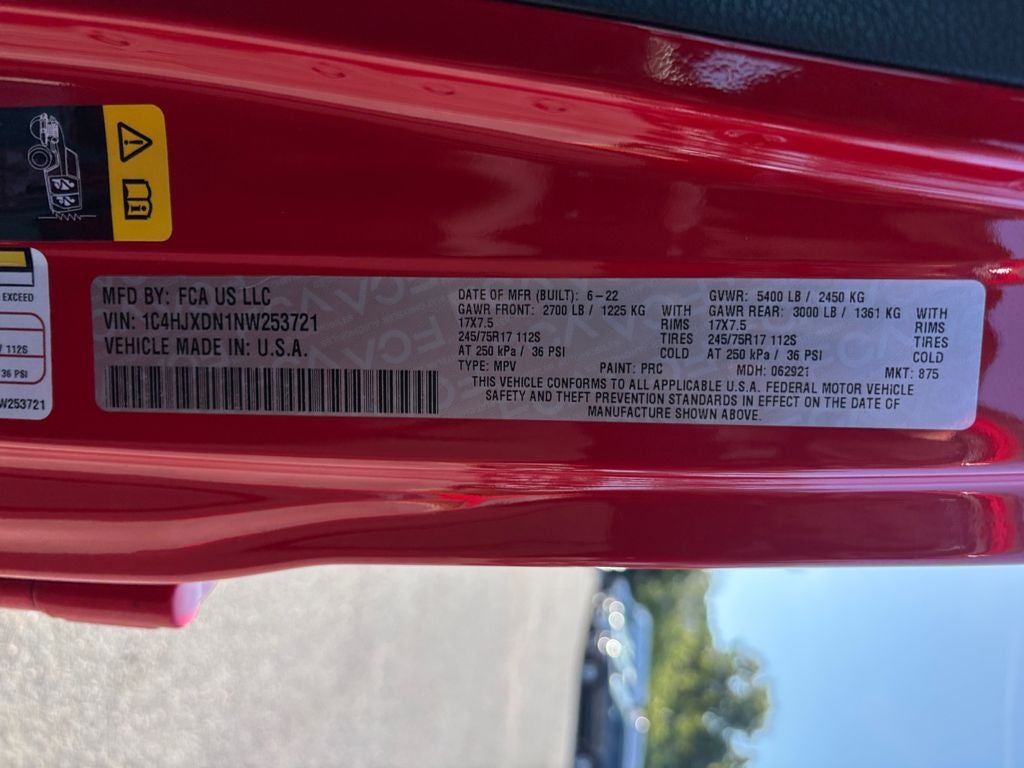 2022 Jeep Wrangler Unlimited Sport