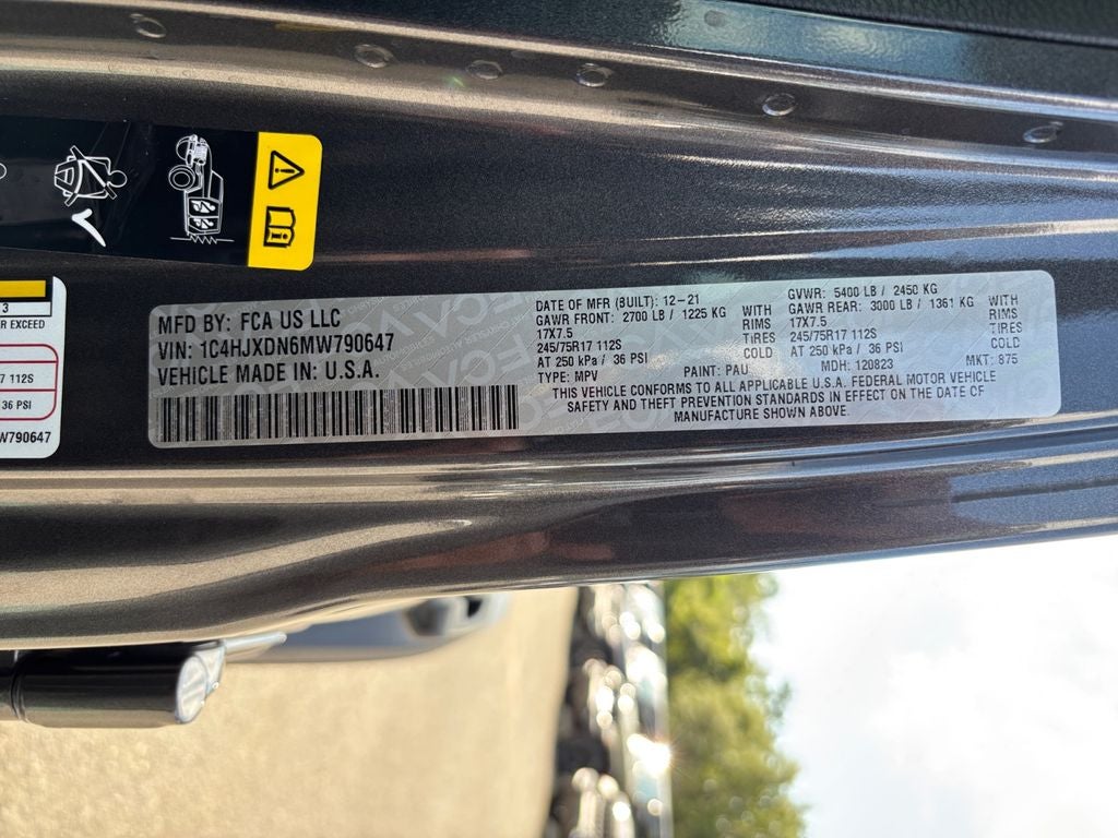2021 Jeep Wrangler Unlimited Sport S