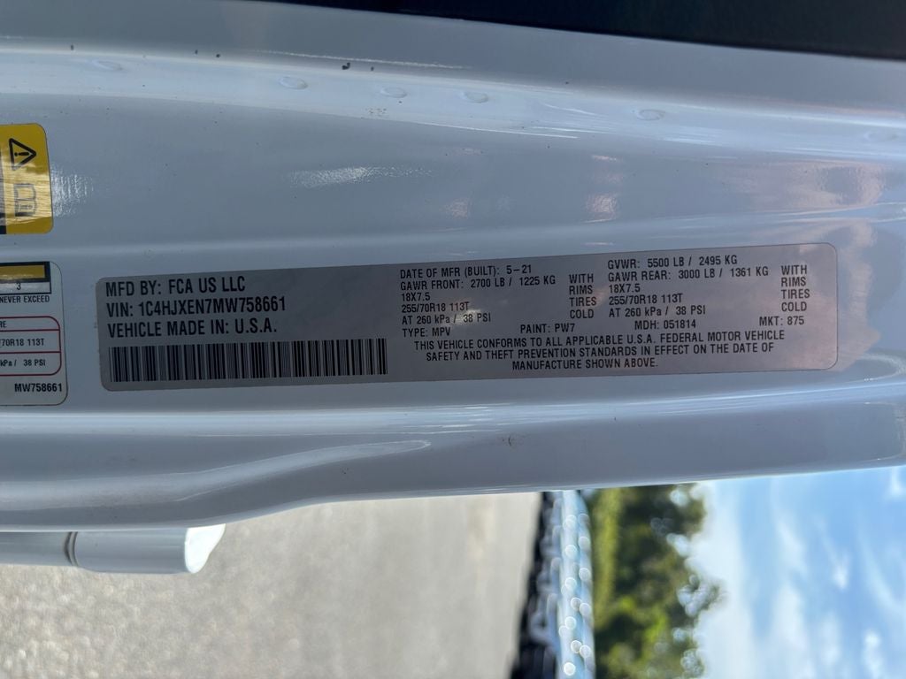 2021 Jeep Wrangler Unlimited Sahara