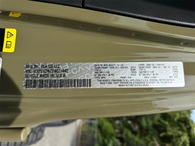 2025 Jeep Wrangler Sport S