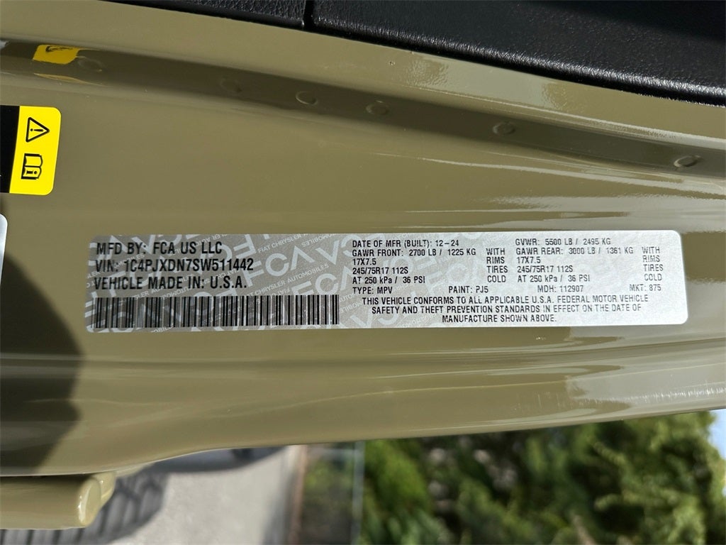 2025 Jeep Wrangler Sport S