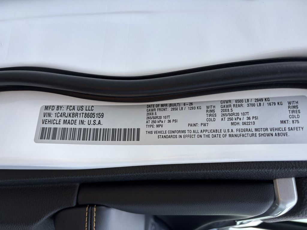 2026 Jeep Grand Cherokee L Base