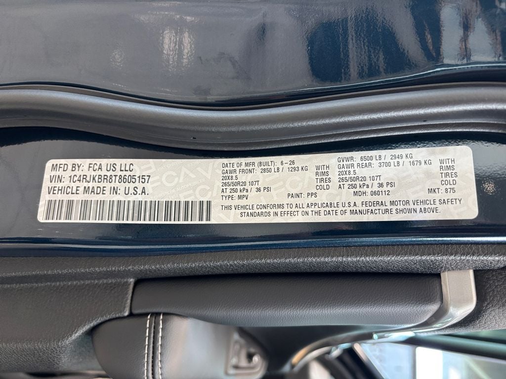 2026 Jeep Grand Cherokee L Limited