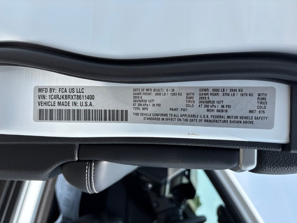 2026 Jeep Grand Cherokee L Limited