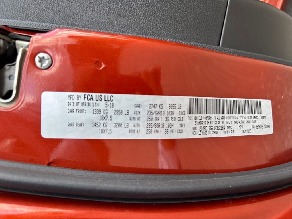 2018 Chrysler Pacifica Limited