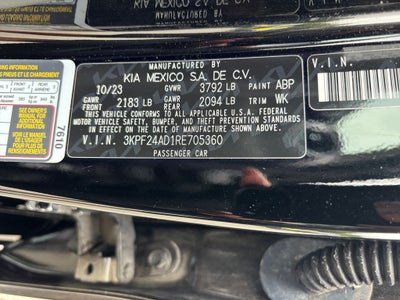 2024 Kia Forte LXS