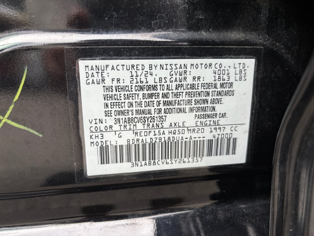 2025 Nissan Sentra SV
