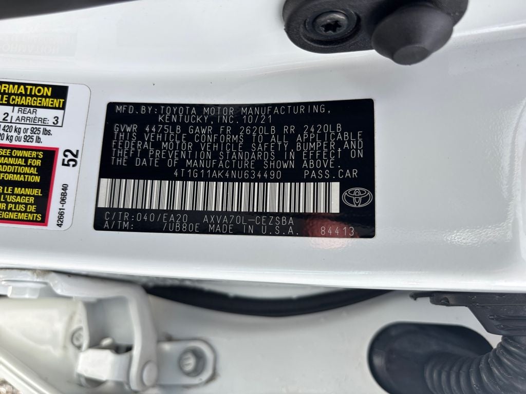 2022 Toyota Camry SE
