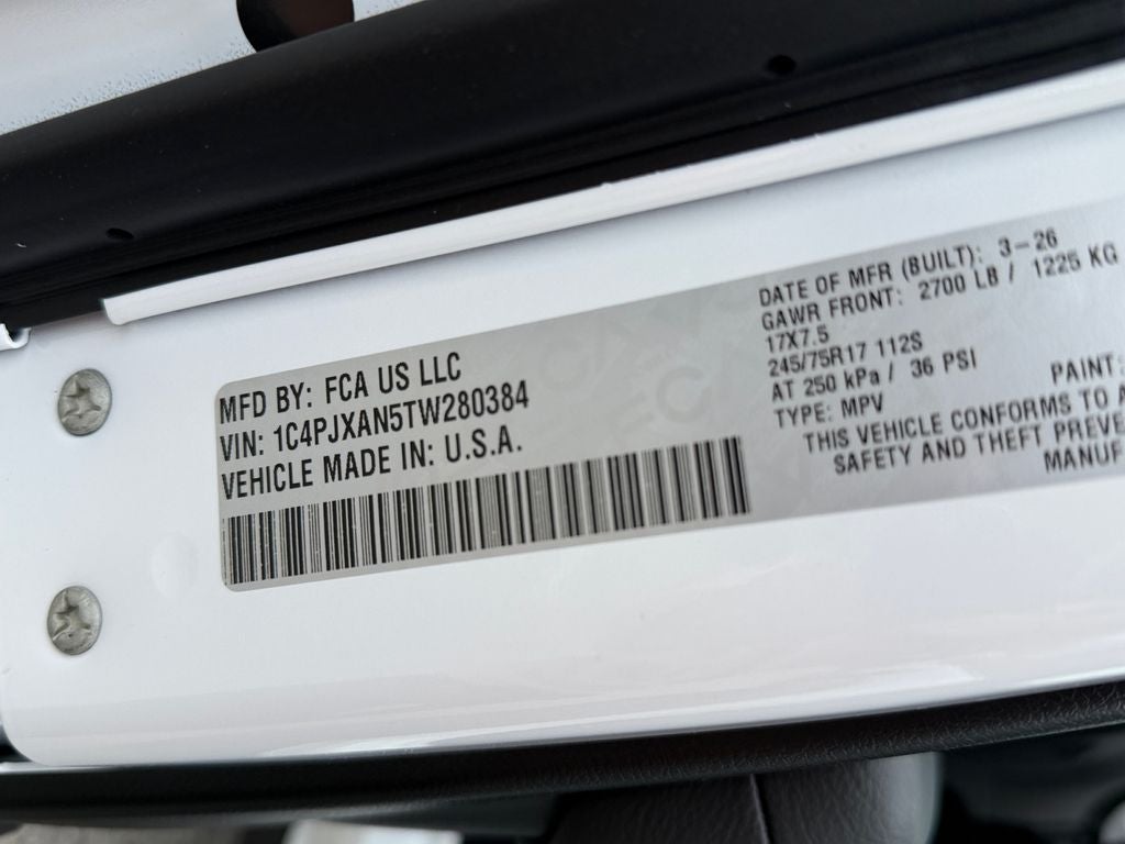 2026 Jeep Wrangler Sport