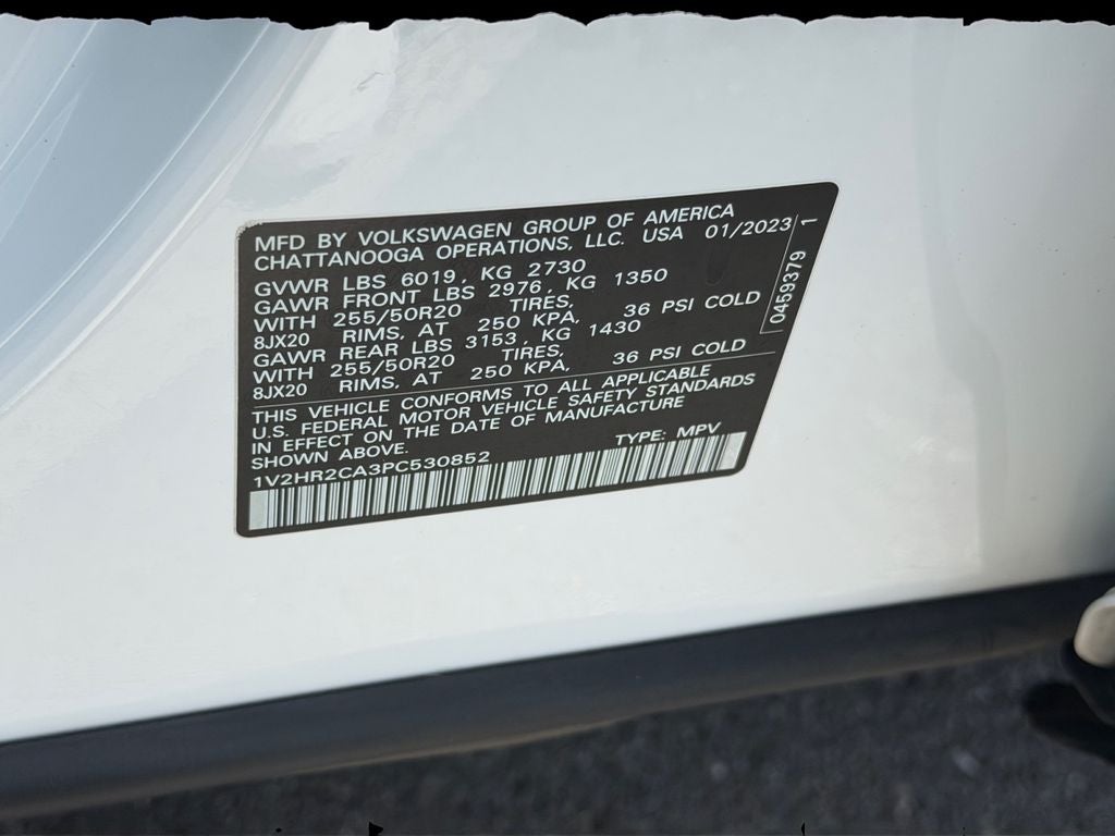 2023 Volkswagen Atlas 3.6L V6 SE w/Technology