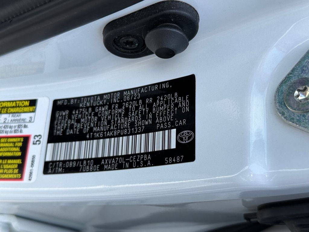 2023 Toyota Camry XSE