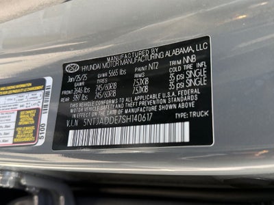 2025 Hyundai Santa Cruz SE