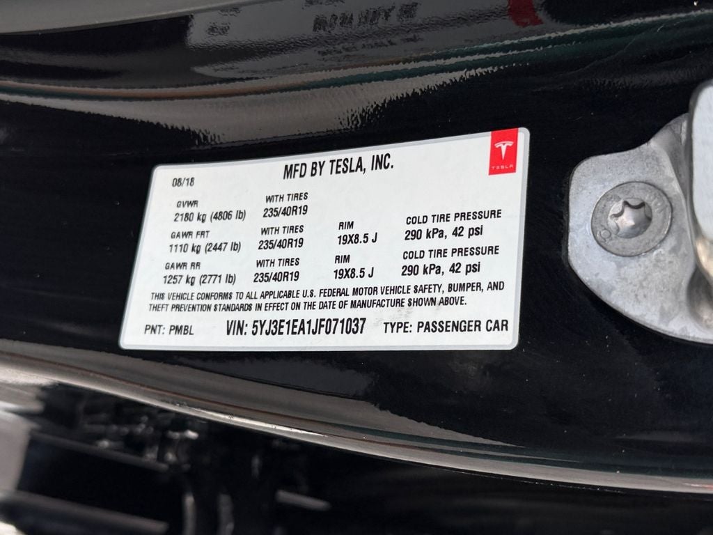 2018 Tesla Model 3 Long Range