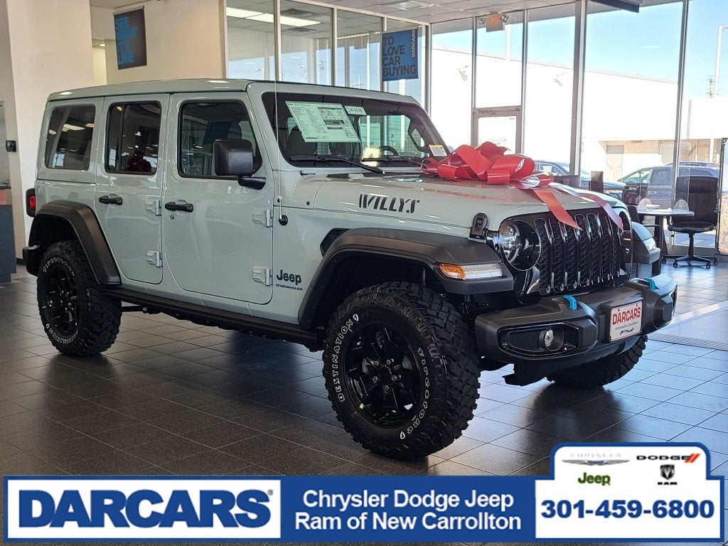 2023 Jeep Wrangler WILLYS 4xe Silver Spring MD | Rockville Frederick  Baltimore Maryland 1C4JJXN60PW591638