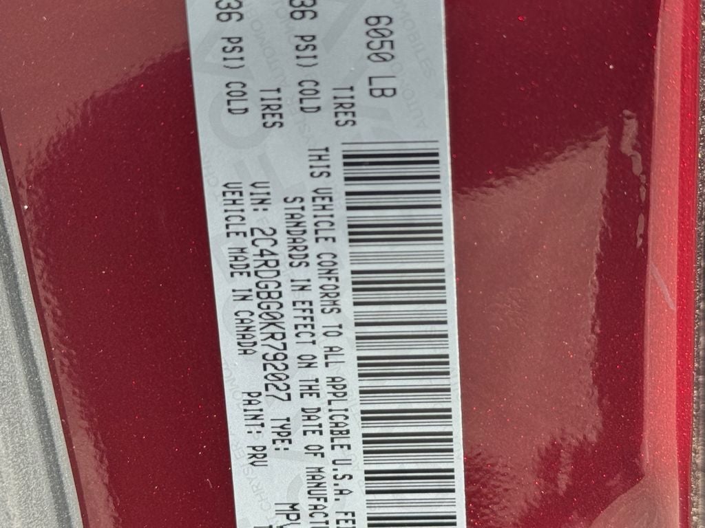 2019 Dodge Grand Caravan SE 35th Anniversary Edition