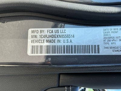 2022 Jeep Grand Cherokee Overland