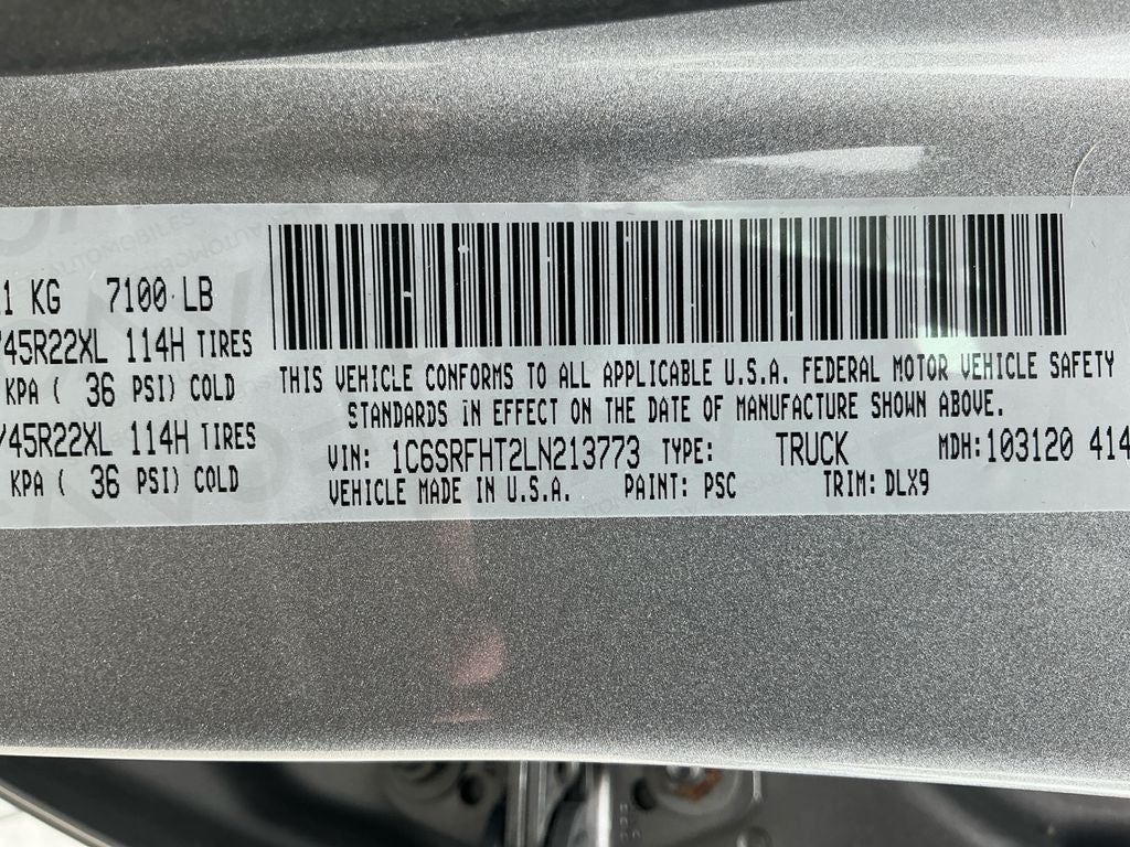 2020 RAM 1500 Limited