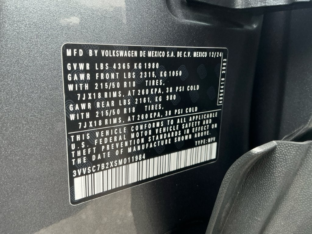2025 Volkswagen Taos 1.5T SE