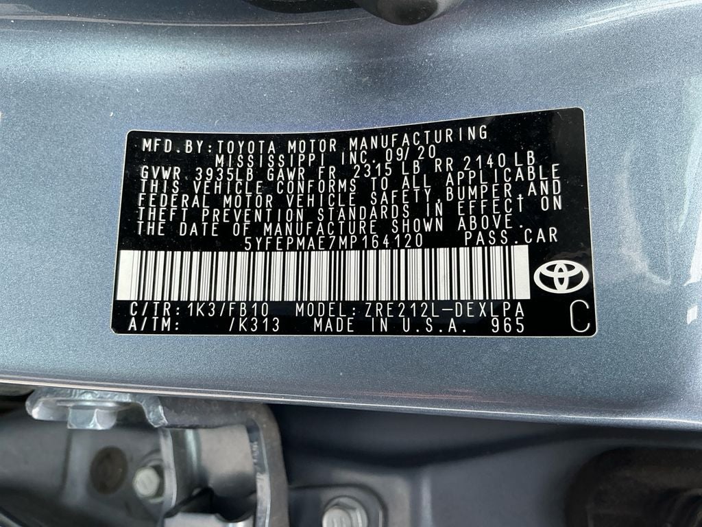 2021 Toyota Corolla LE