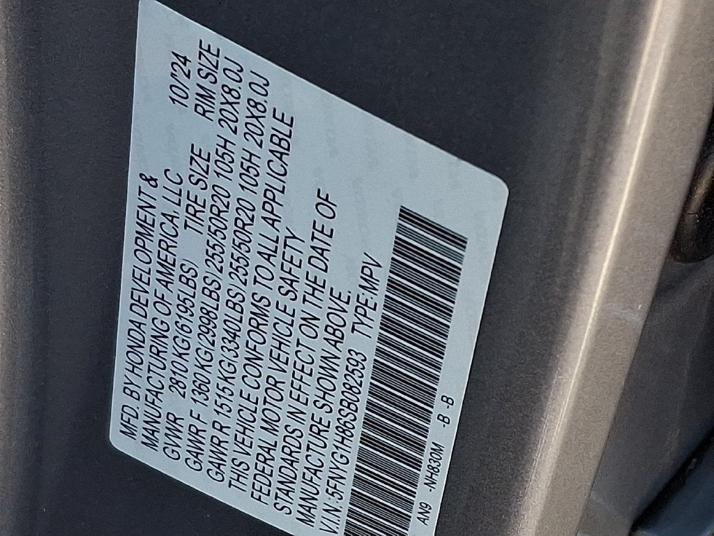 2025 Honda Pilot Elite