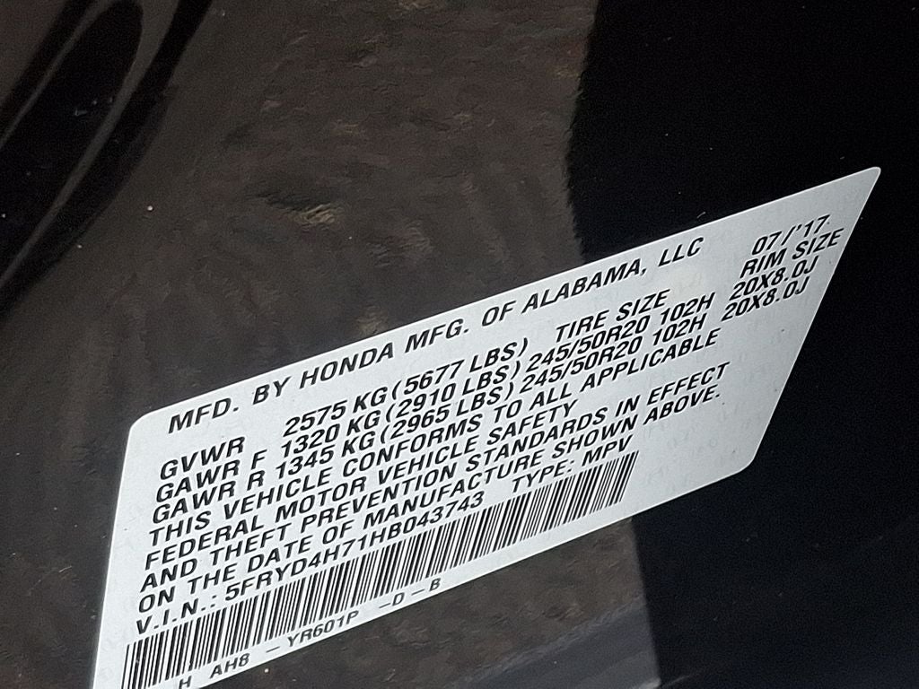 2017 Acura MDX 3.5L SH-AWD w/Technology & Entertainment Pkgs