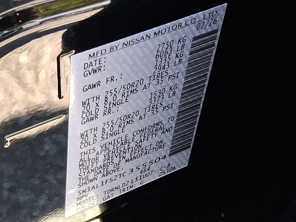 2026 INFINITI QX60 LUXE CARGO PKG