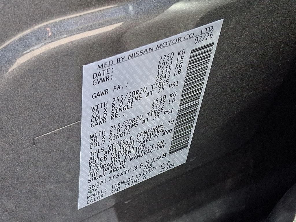 2026 INFINITI QX60 LUXE CARGO PKG