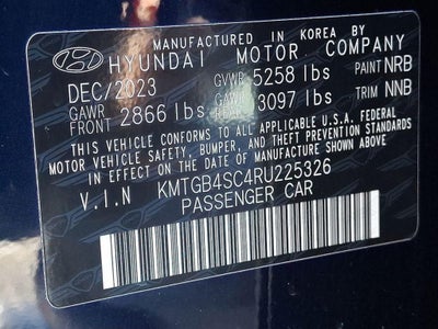 2024 Genesis G80 2.5T FORWARD COLLISION-AVOIDANCE-ASSIST