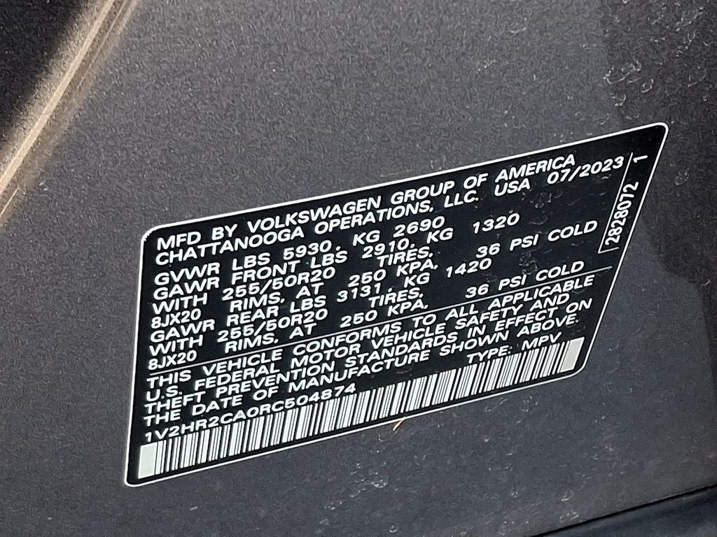 2024 Volkswagen Atlas 2.0T SE w/Technology SE W/TECHNOLOGY