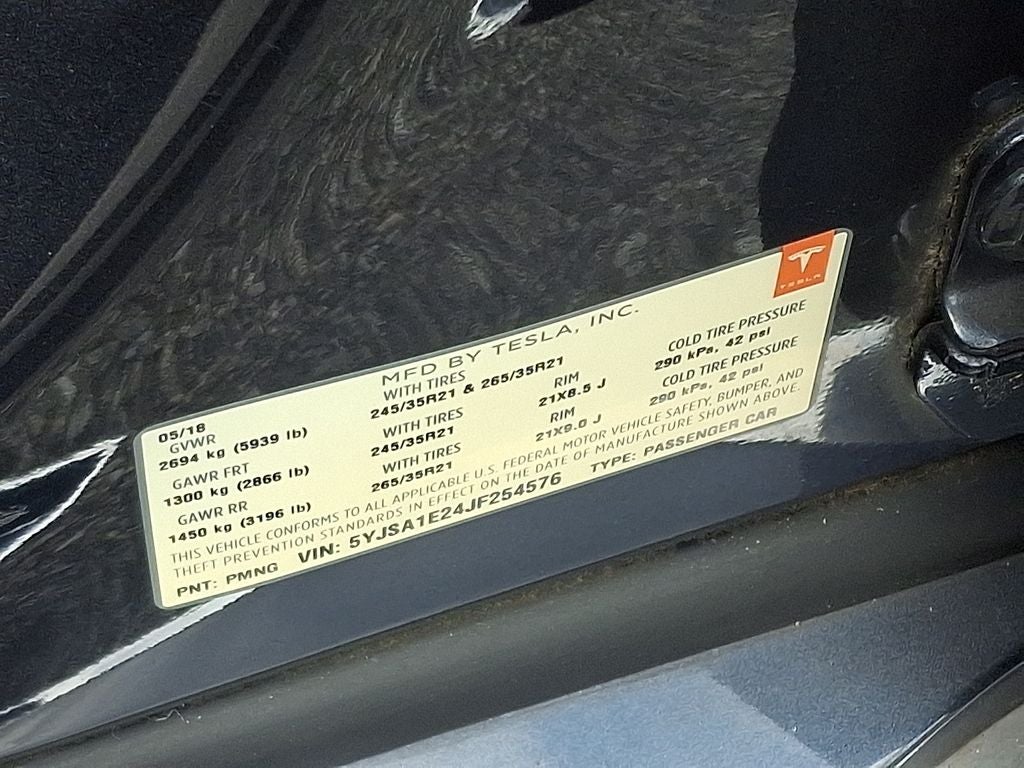 2018 Tesla Model S 100D
