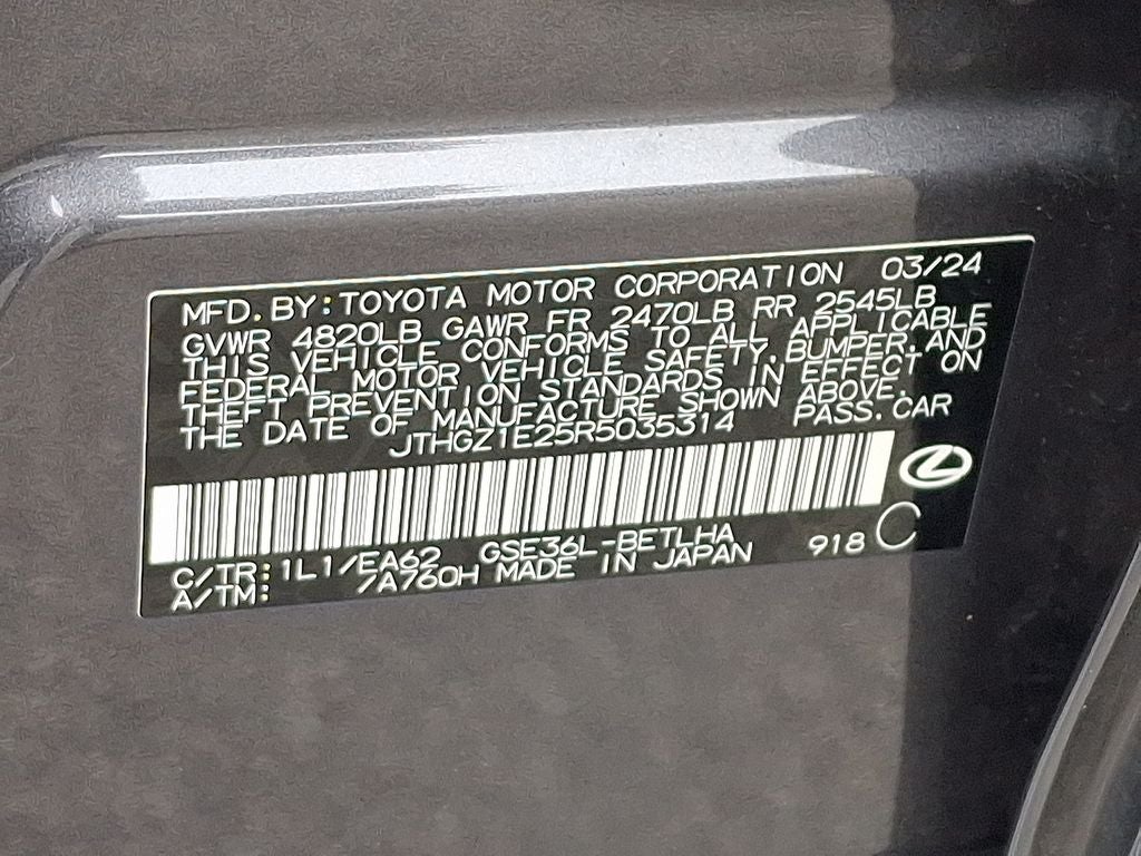 2024 Lexus IS 350 F SPORT 350 F SPORT