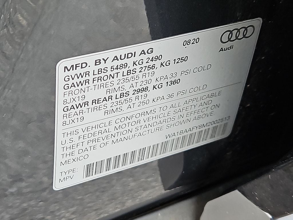 2021 Audi Q5 45 Premium Plus quattro