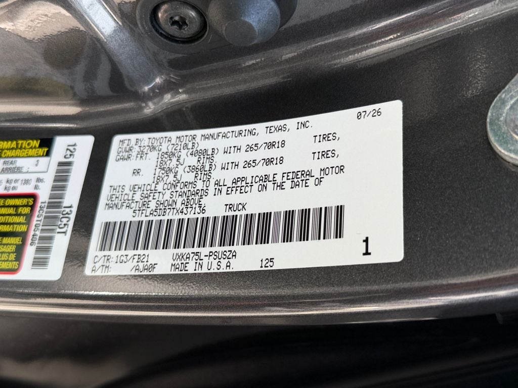 2026 Toyota Tundra SR5